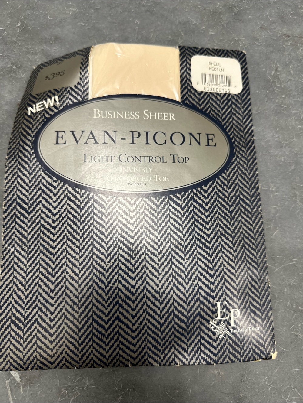 Vintage NWT Evan Picone Beige Tights New Business Sheer